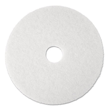 3M™ Low-speed Super Polishing Floor Pads 4100, 17" Diameter, White, 5-carton freeshipping - TVN Wholesale